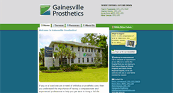 Desktop Screenshot of gainesvilleprosthetics.com